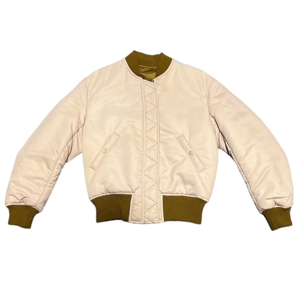 Uniqlo Womens Bomber Reversible Jacket Puffer Coat